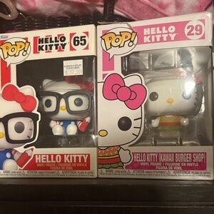 Funko Hello Kitty Pop Vinyl Figures - Red and Pink